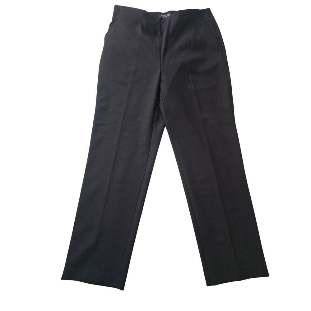 Rachel Zoe Hi Rise Slim Trousers Women 8 Black Tailored Dress Pants NWT